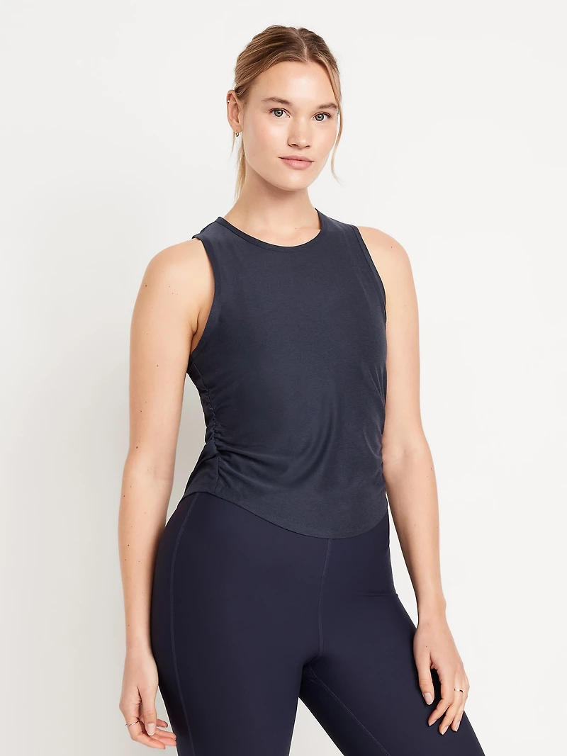 CloudMotion Ruched Tank Top
