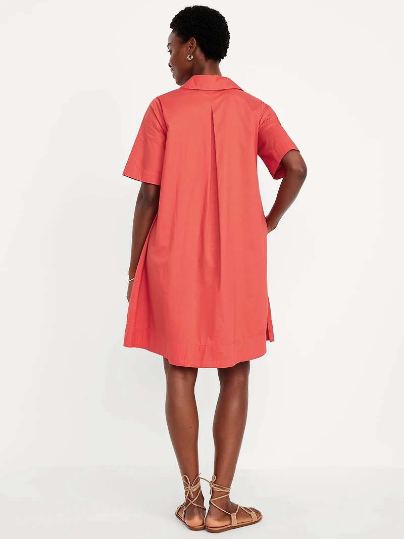 Mini Swing Shirt Dress