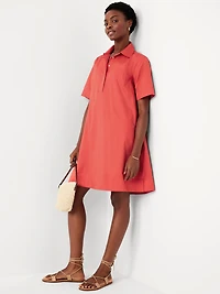 Mini Swing Shirt Dress