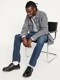 Structured Straight Non-Stretch Jeans