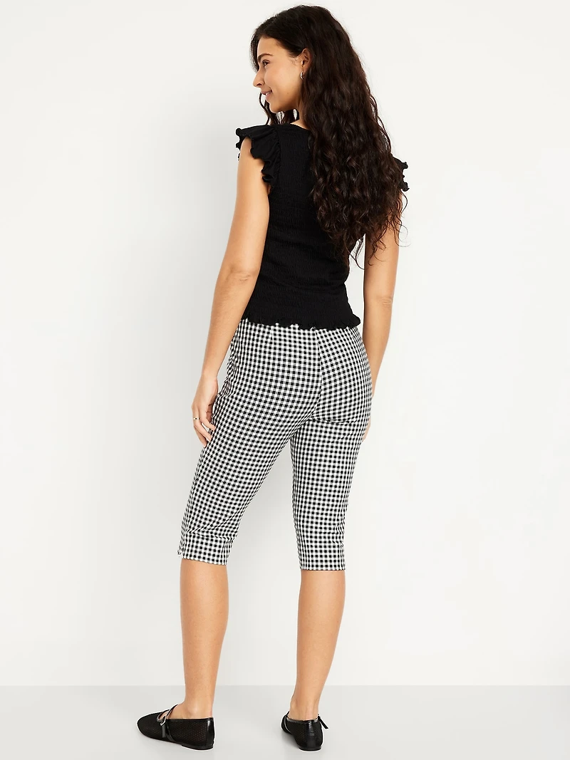 Extra High-Waisted Polished Pixie Capri Pants