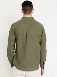 Classic Fit Linen-Blend Shirt