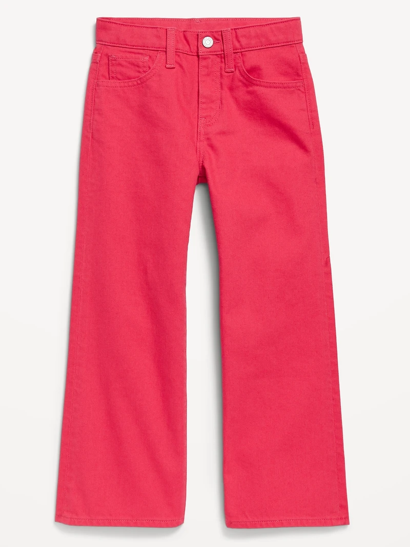 High-Waisted Baggy Wide-Leg Jeans for Girls