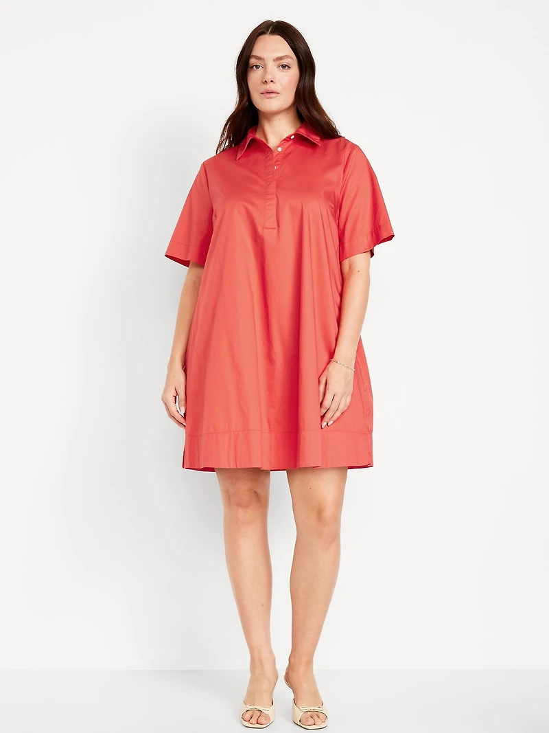 Mini Swing Shirt Dress