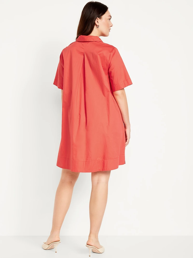 Mini Swing Shirt Dress