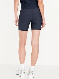 High-Waisted PowerSoft Biker Shorts -- 6-inch inseam