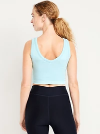 Exhale Seamless V-Neck Rib Tank