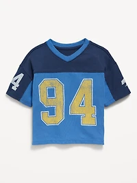 Oversized Boxy Mesh T-Shirt for Toddler Boys