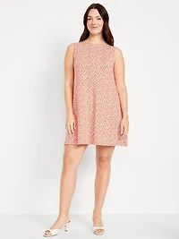 Sleeveless Mini Swing Dress
