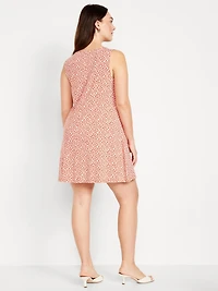 Sleeveless Mini Swing Dress