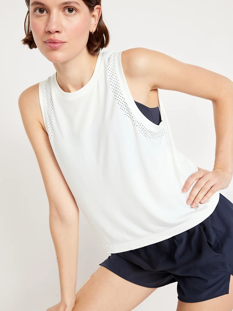 Fluid Seamless Loose Tank Top