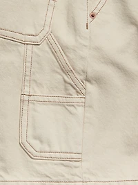 Knee Length Baggy Carpenter Jean Shorts for Boys