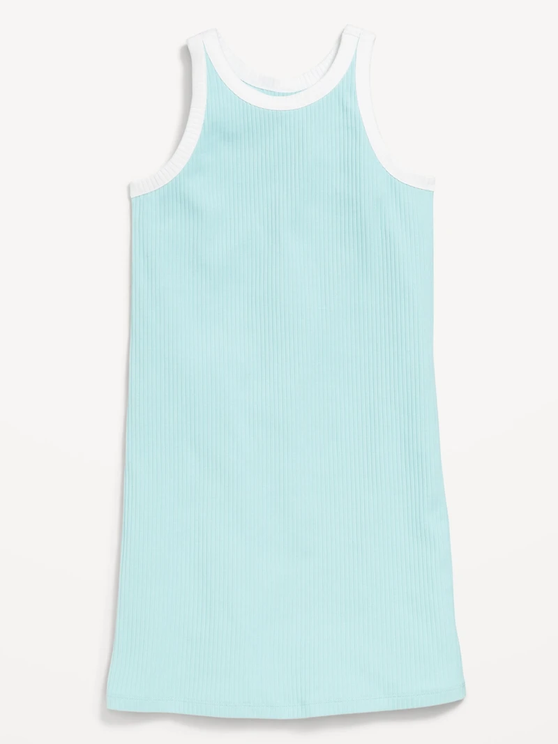 Printed Fitted Sleeveless Dress for Girls