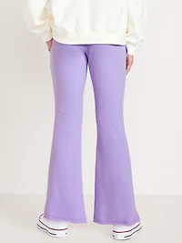 Mid-Rise Flare-Leg Fleece Sweatpants for Girls