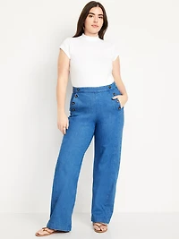 Extra High-Waisted Wide-Leg Jeans