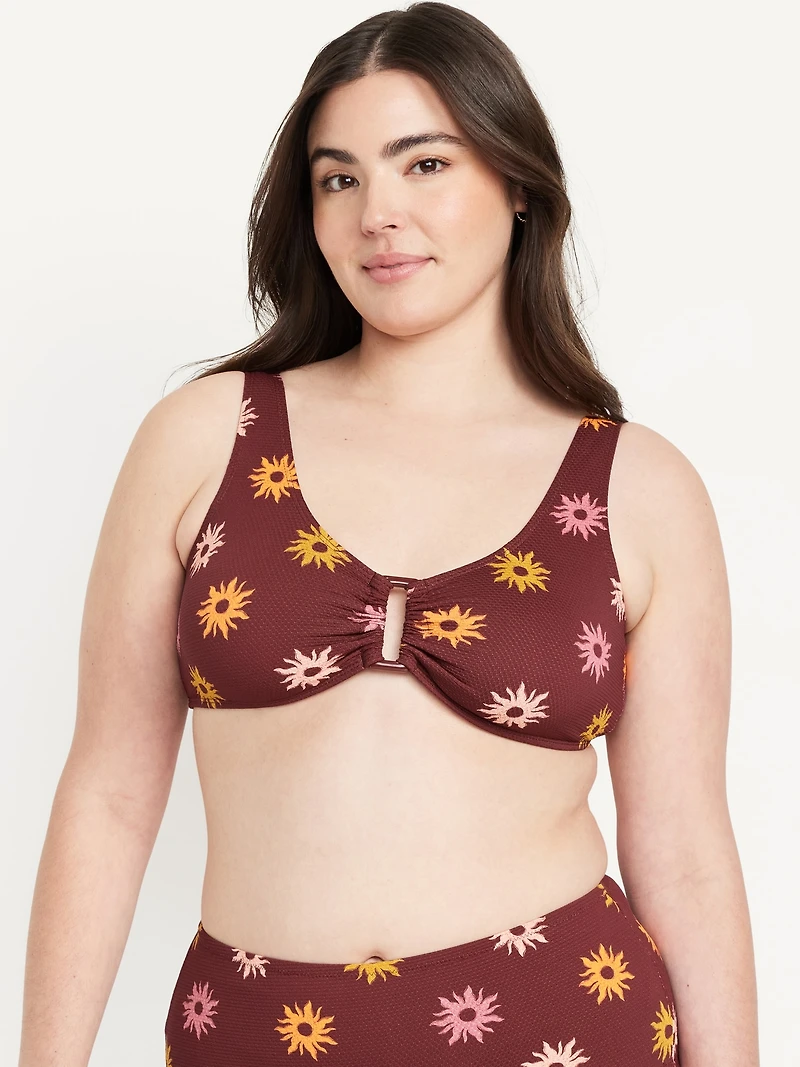 Textured Swim Top