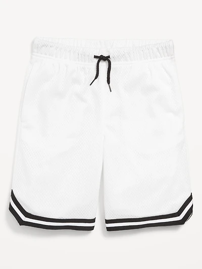 Mesh Basketball Shorts for Boys (At Knee)