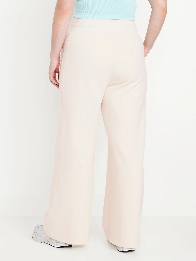 Dynamic Fleece Wide-Leg Sweatpants