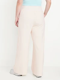 Dynamic Fleece Wide-Leg Sweatpants