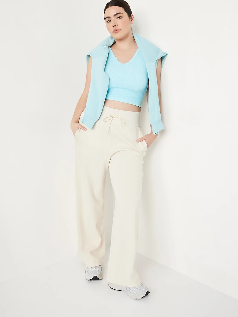 Exhale Seamless V-Neck Rib Tank