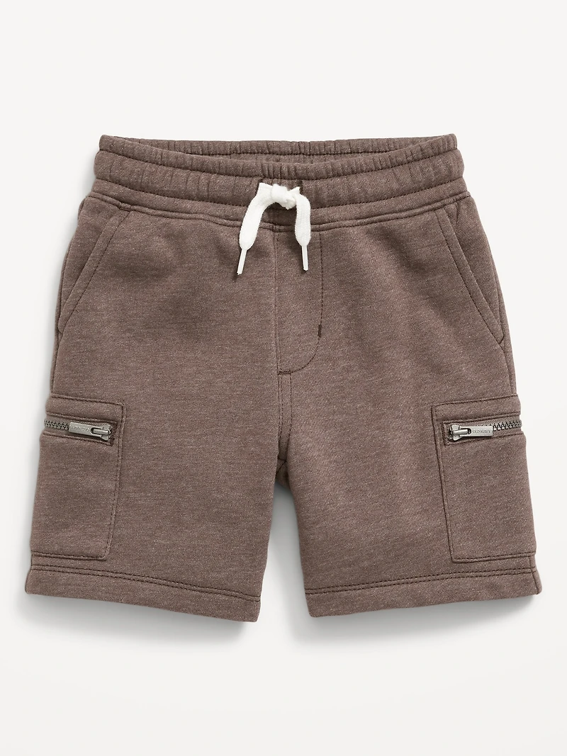 Zip Cargo Fleece Shorts for Toddler Boys