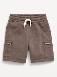 Zip Cargo Fleece Shorts for Toddler Boys