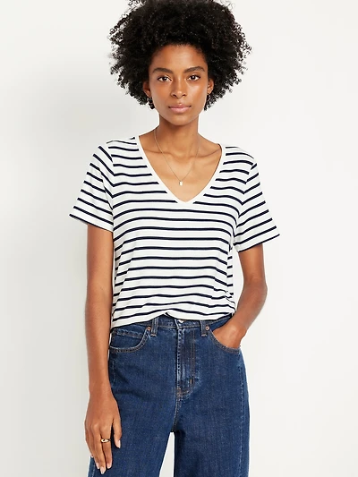 Luxe V-Neck T-Shirt
