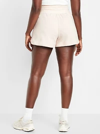 Extra High-Waisted Dynamic Fleece Sweat Shorts