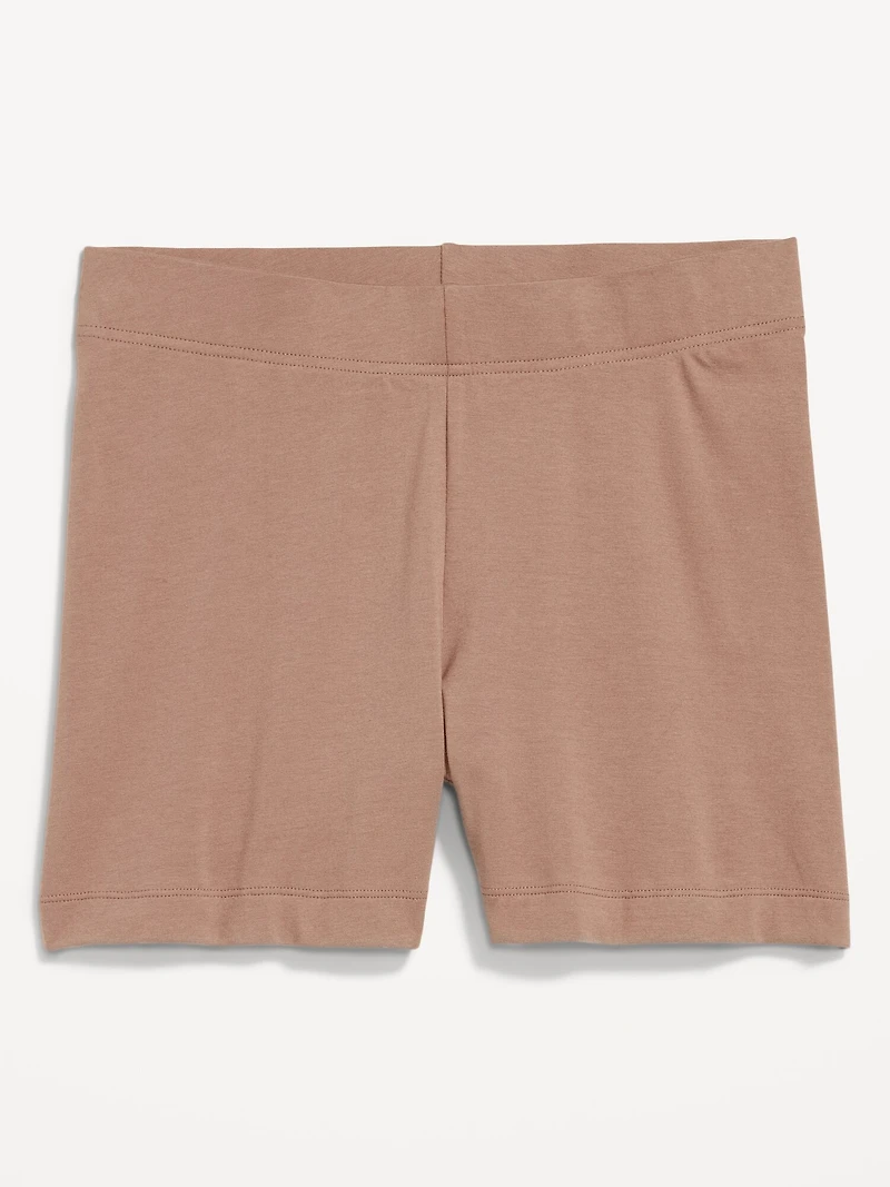 High-Waisted Biker Shorts -- 4-inch inseam