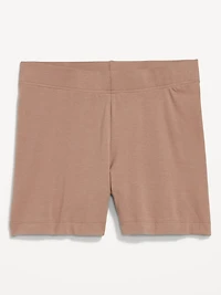 High-Waisted Biker Shorts -- 4-inch inseam