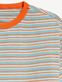 Oversized Short-Sleeve Textured-Knit T-Shirt for Boys
