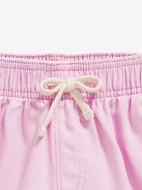 High-Waisted Pull-On Twill Shorts for Girls