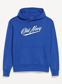 Oversized Logo Pullover Hoodie for Men