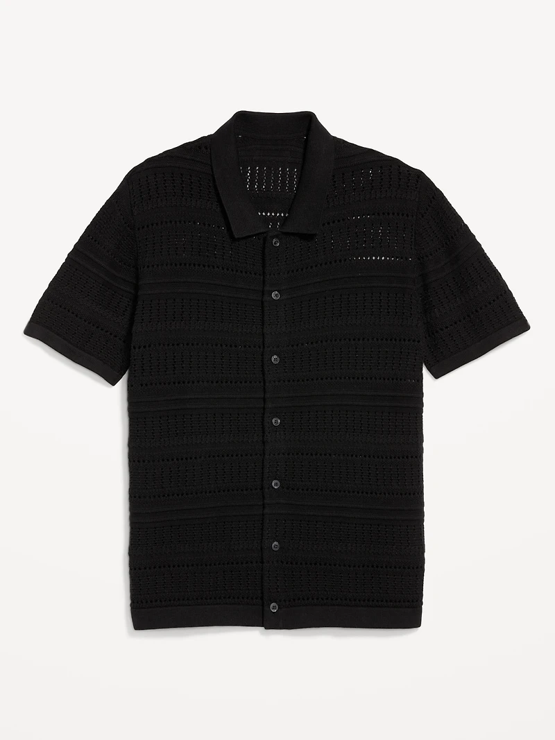 Open-Stitch Sweater