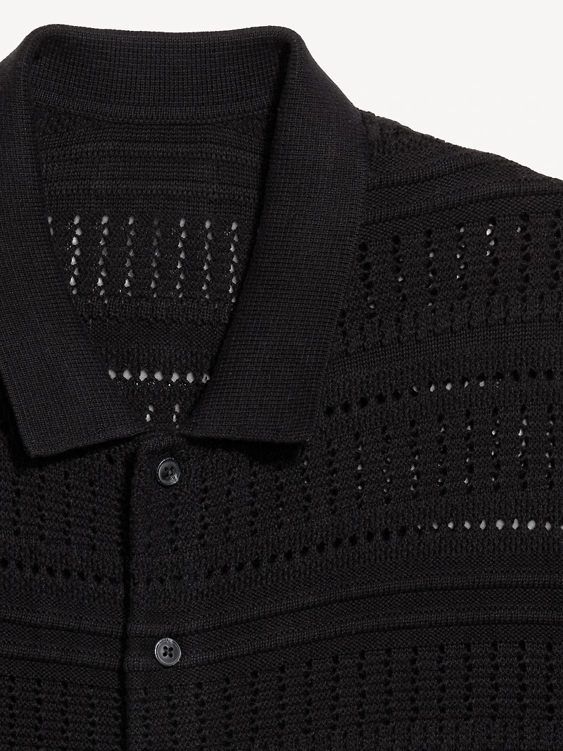 Open-Stitch Sweater