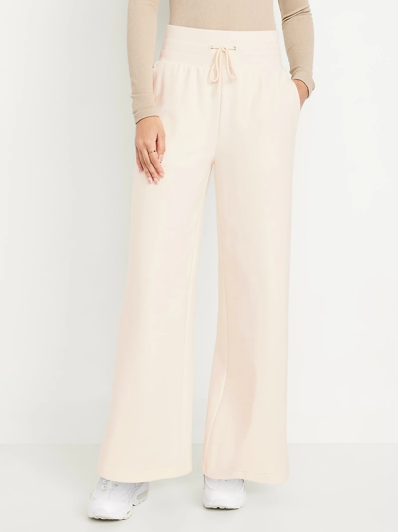 Dynamic Fleece Wide-Leg Sweatpants