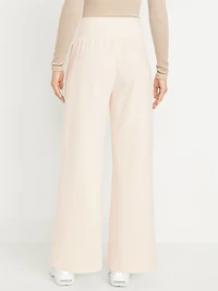 Dynamic Fleece Wide-Leg Sweatpants