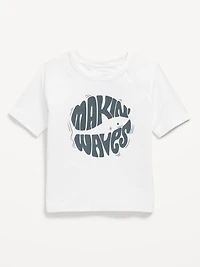Rashguard Graphic Swim Top for Toddler Boys