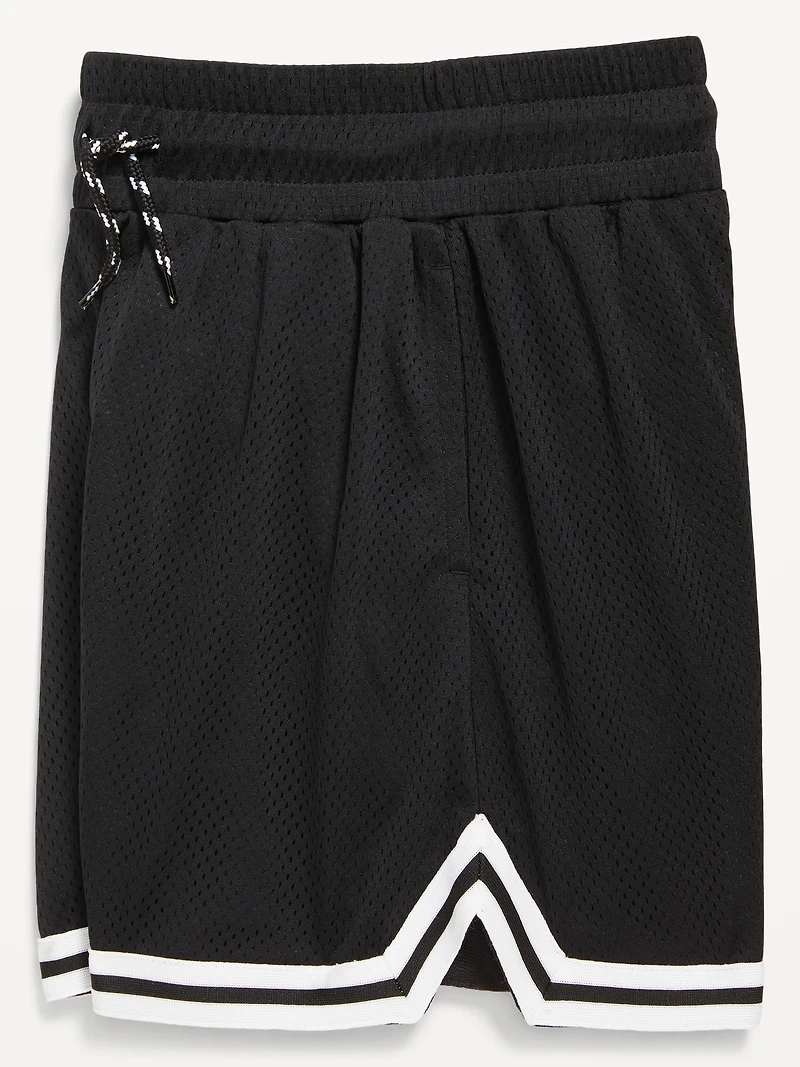 High-Waisted Mesh Basketball Shorts for Girls