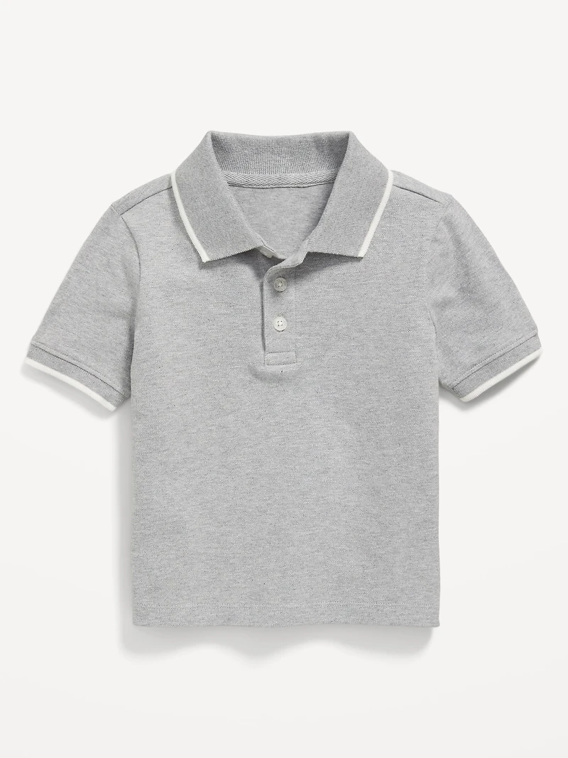 Short-Sleeve Pique Polo Shirt for Toddler Boys