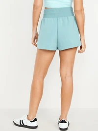 Extra High-Waisted Dynamic Fleece Sweat Shorts