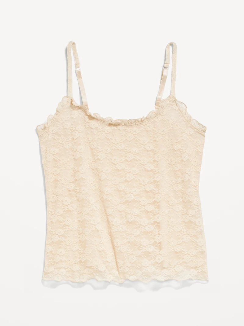Ruffle Lace Camisole
