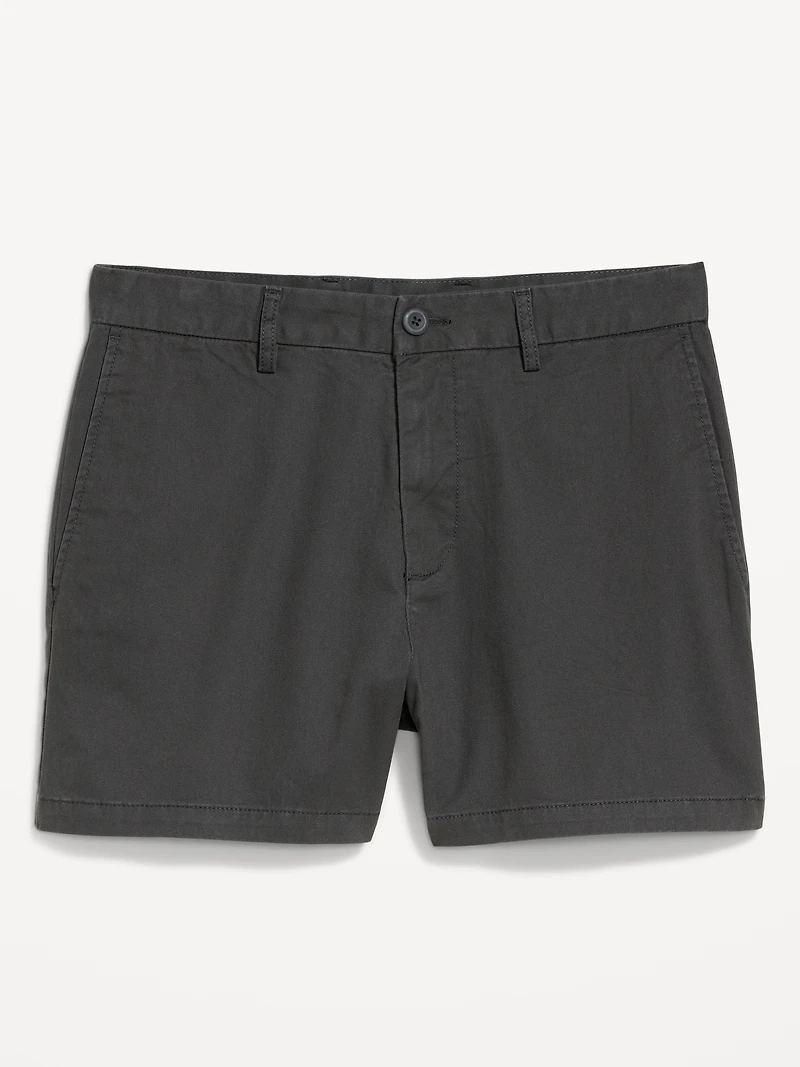 Slim Built-In Flex Rotation Chino Shorts -- 5-inch inseam