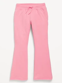 Mid-Rise Flare-Leg Fleece Sweatpants for Girls