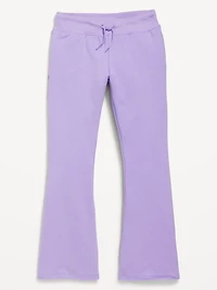 Mid-Rise Flare-Leg Fleece Sweatpants for Girls