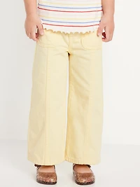 High-Waisted Baggy Mariner Wide-Leg Jeans for Toddler Girls