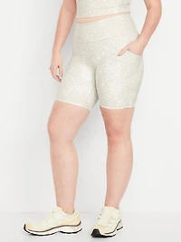High-Waisted PowerSoft Biker Shorts -- 8-inch inseam