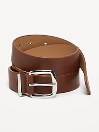 Classic Faux-Leather Belt