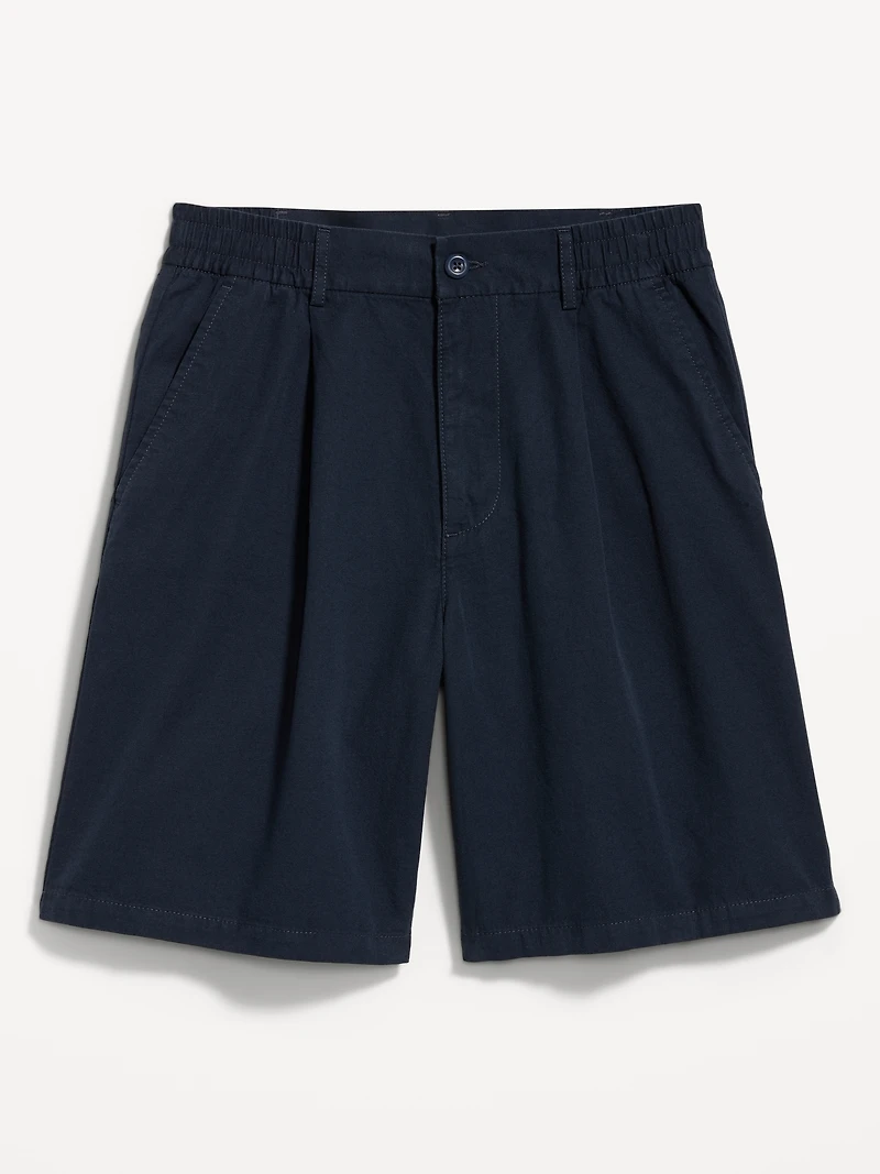 Baggy Bermuda Shorts -- 9-inch inseam