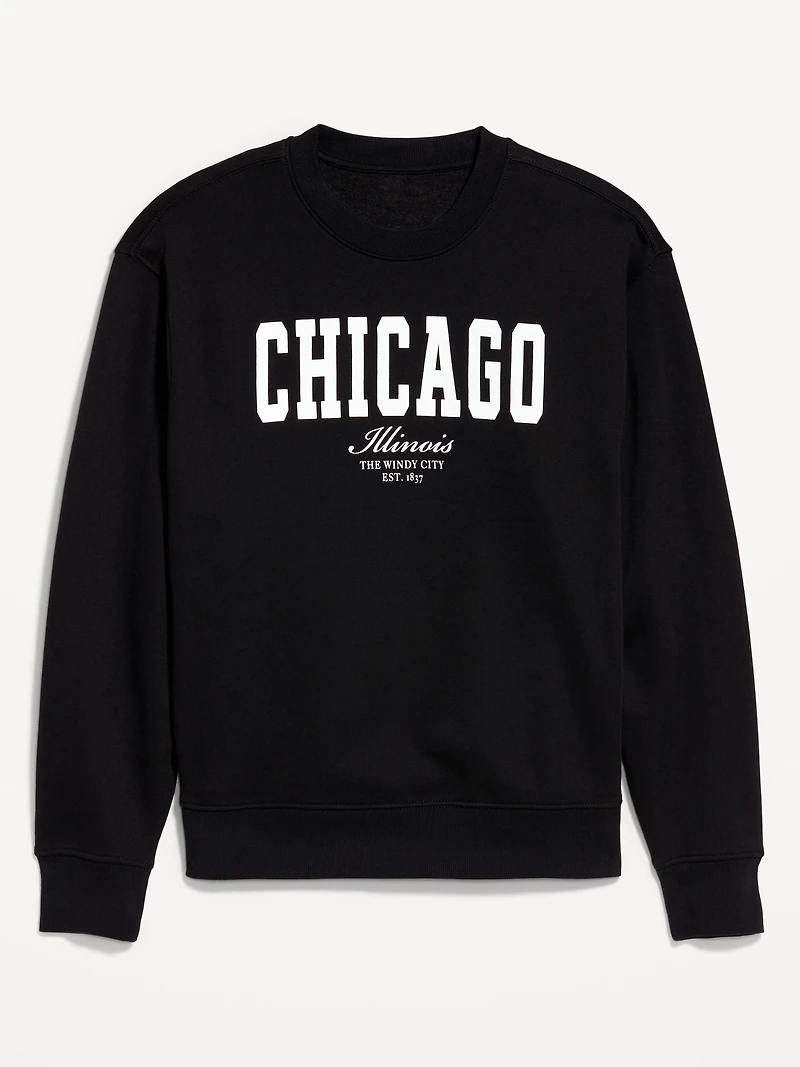 Loose Rotation Crew-Neck Sweatshirt
